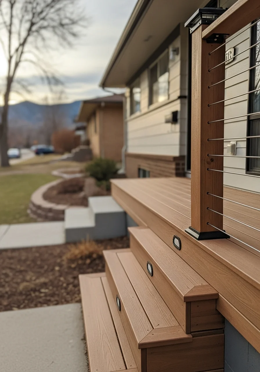 Close-up of a Wheat Ridge home exterior showing quality materials and craftsmanship.